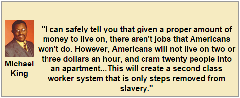 Illegal immigration slavery.