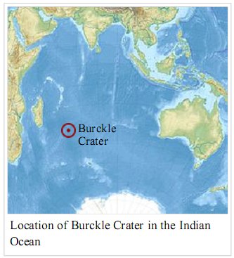 Burckle Crater Indian Ocean.