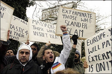 Violent Muslims in London