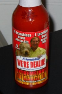 Hot sauce from Friendship Ford